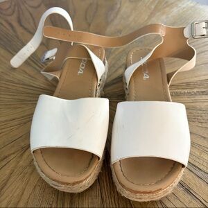 White Espadrille Sandals